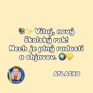 #atlasko_sk #skola #skolka #september #aktivitypredeti